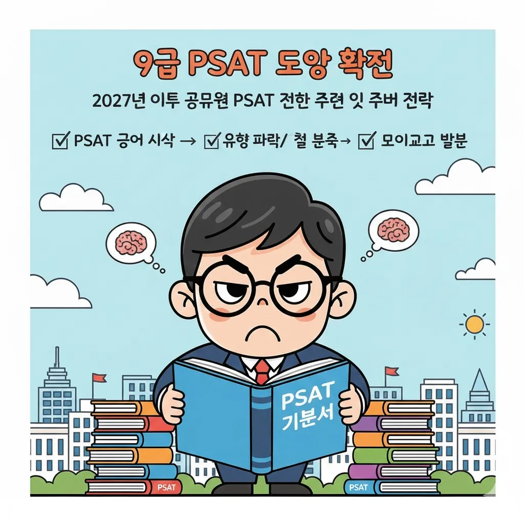 9급 PSAT 도입 확정, 2027년 이후 공무원 PSAT 전환 추진 및 준비 전략