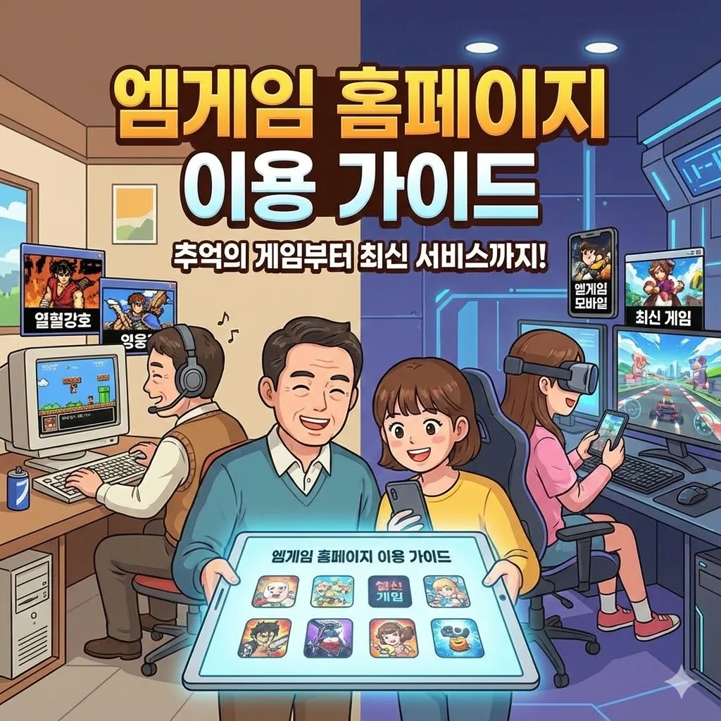 엠게임 홈페이지 이용 가이드, 추억의 게임부터 최신 서비스까지