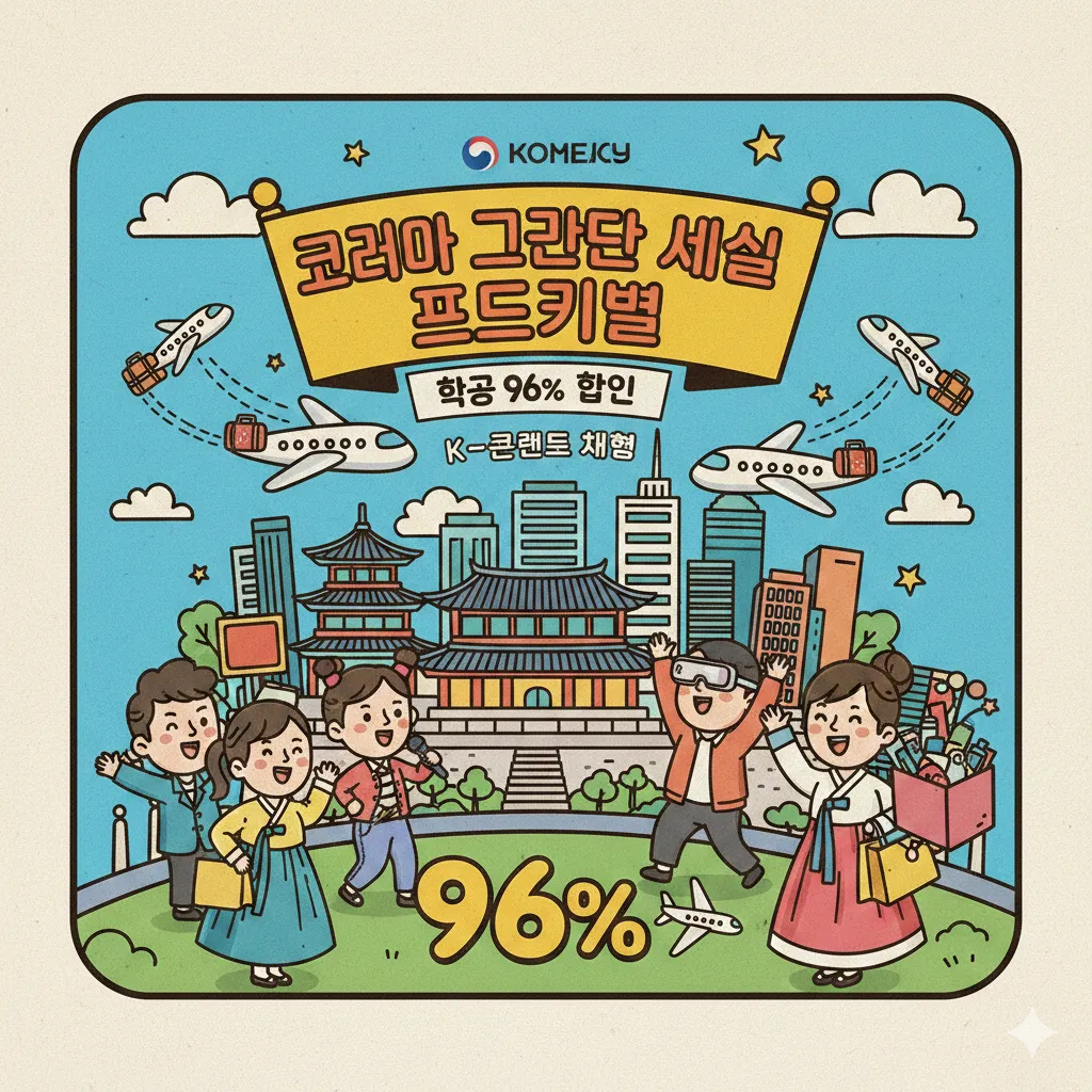 코리아 그랜드 세일페스티벌 개막, 항공 96% 할인부터 K-콘텐츠 체험까지 총정리