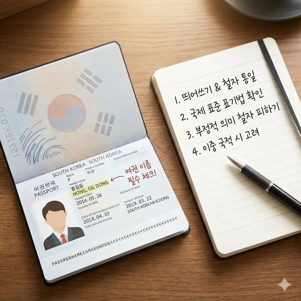 한국이름 영어 변환, 여권 이름 정할 때 꼭 알아야 할 주의사항과 실전 꿀팁