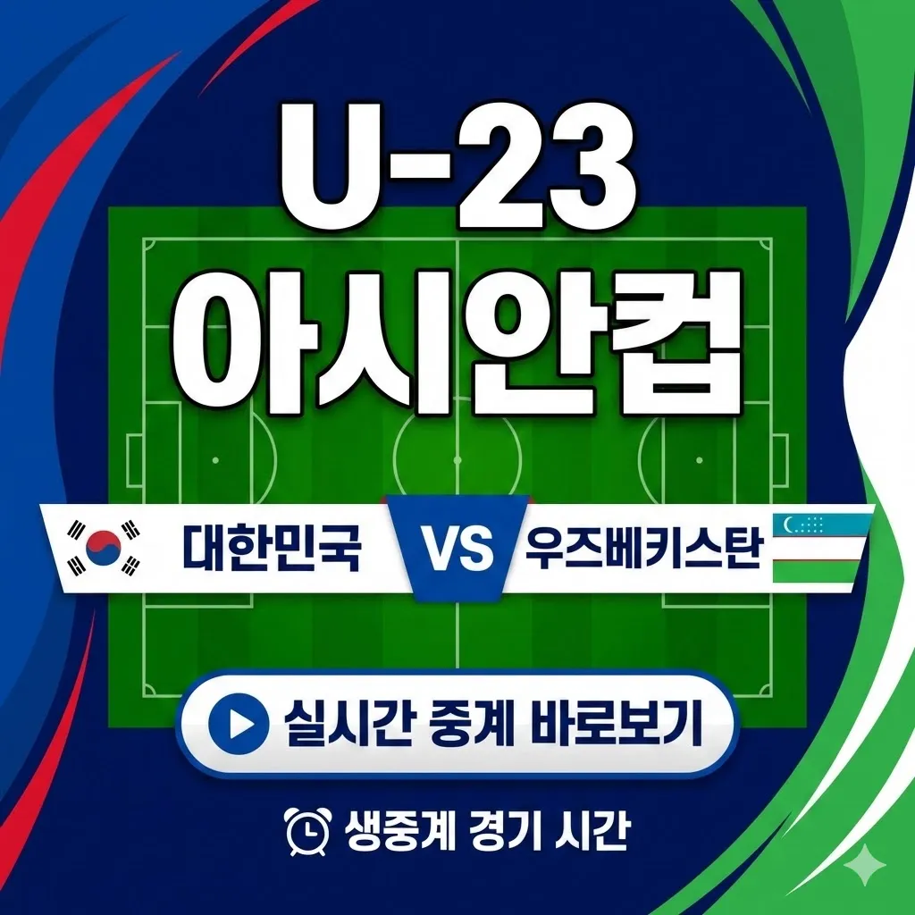 u-23 아시안컵 대한민국 대 우즈베키스탄