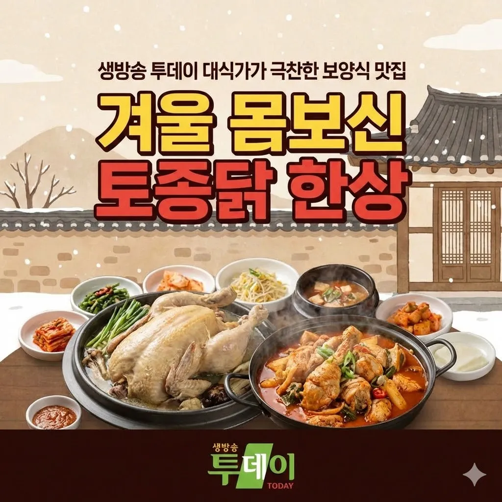 겨울 몸보신 토종닭 한상, 생방송 투데이 대식가가 극찬한 보양식 맛집