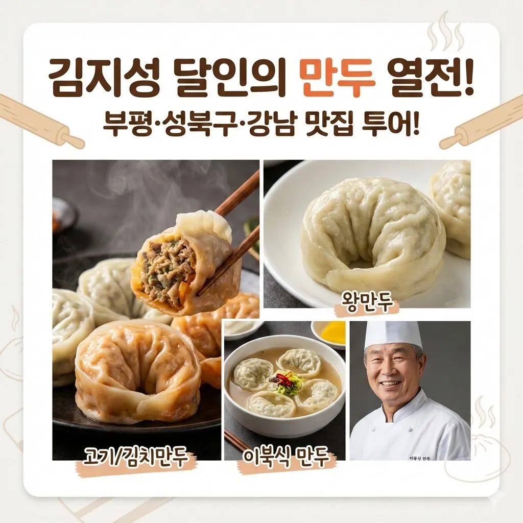 생활의 달인 김지성 달인 만두 찐빵 부평 왕만두 성북구 이북식 만두 강남 압구정 고기만두 김치만두 달인
