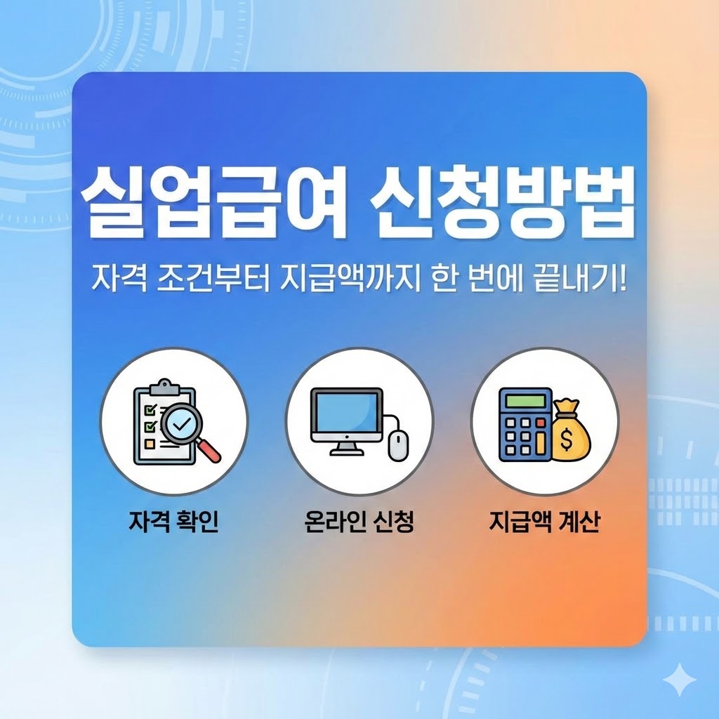 실업급여 신청방법, 자격 조건부터 지급액까지 한 번에 끝내기