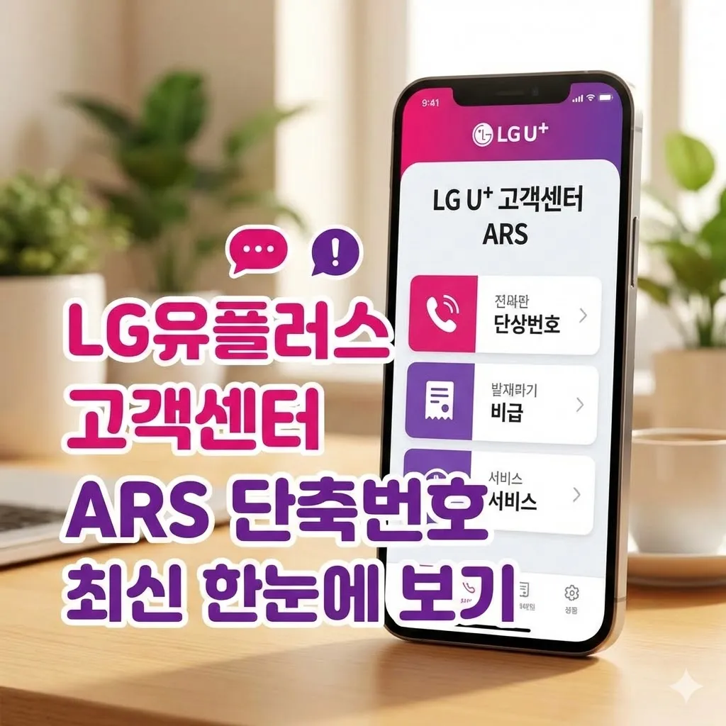 LG유플러스 고객센터 ARS 단축번호 최신 한눈에 보기