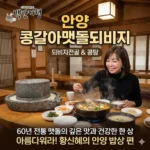 백반기행 안양 콩갈아맷돌되비지 되비지전골 콩탕, 60년 전통 맷돌의 깊은 맛과 건강한 한 상, 황신혜 출연