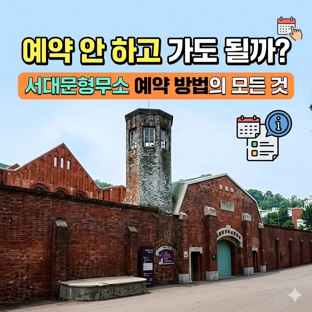 서대문형무소 예약 방법의 모든 것
