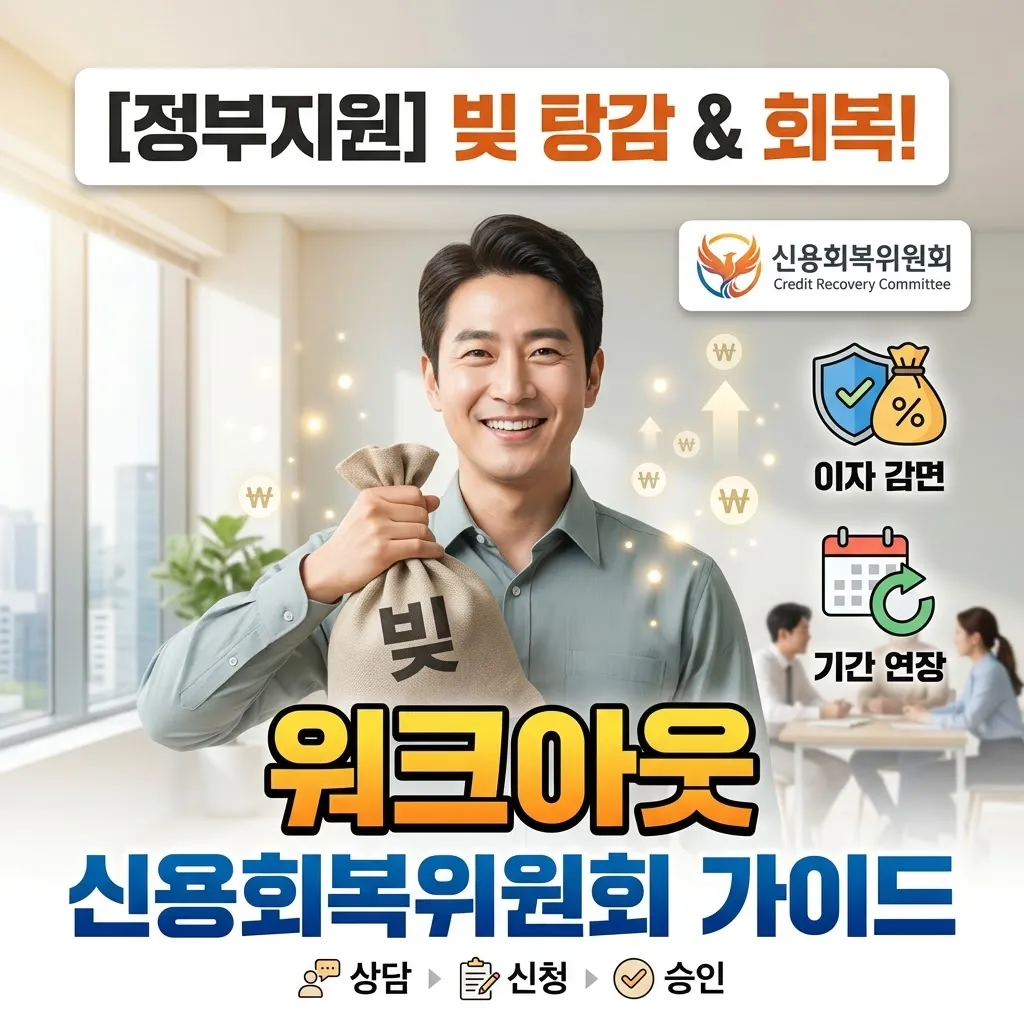정부지원 빚탕감 신용회복위원회 워크아웃 가이드