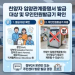 친양자 입양관계증명서 발급 대상 및 무인민원발급기 확인