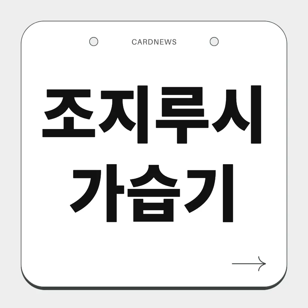 조지루시가습기
